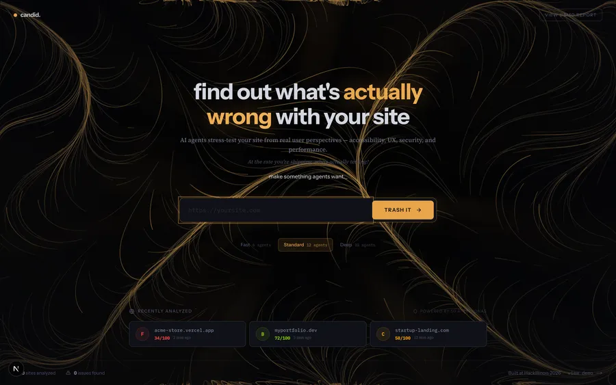 Candid interface